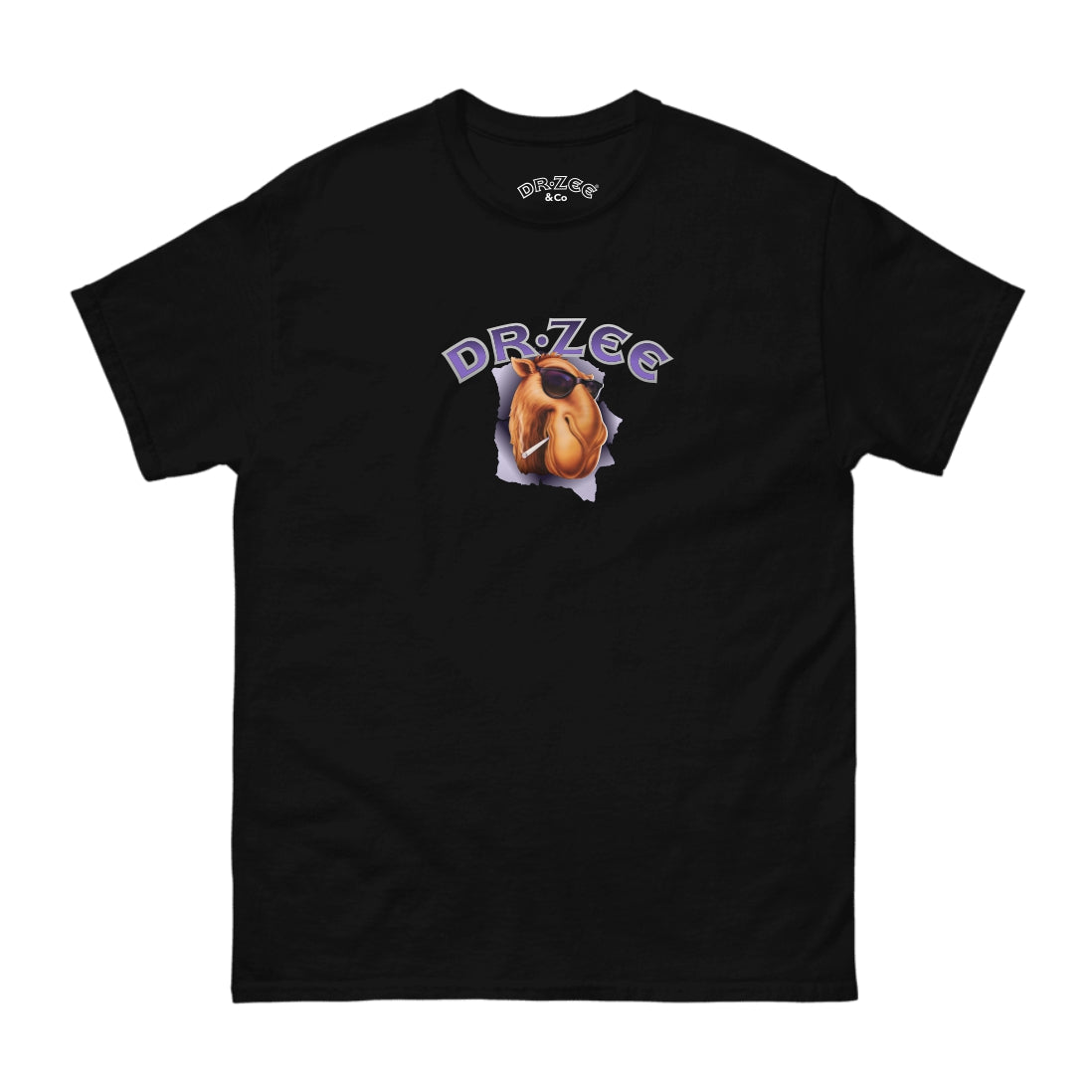 SMOOTH CHARACTER BLACK T-SHIRT