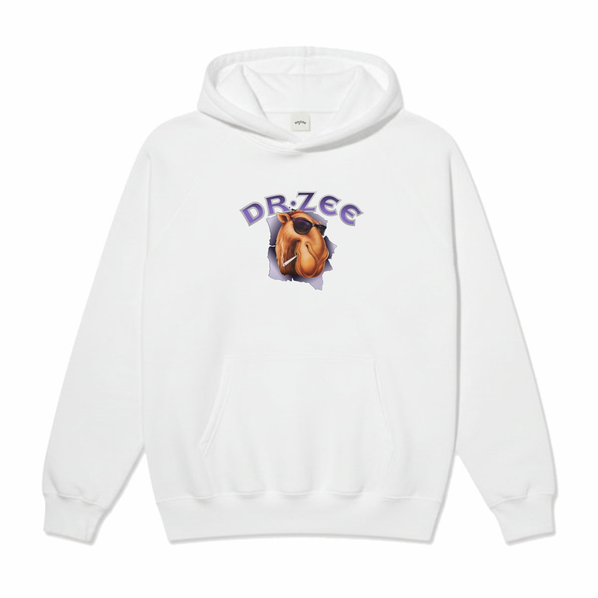 SMOOTH CHARACTER WHITE HOODY