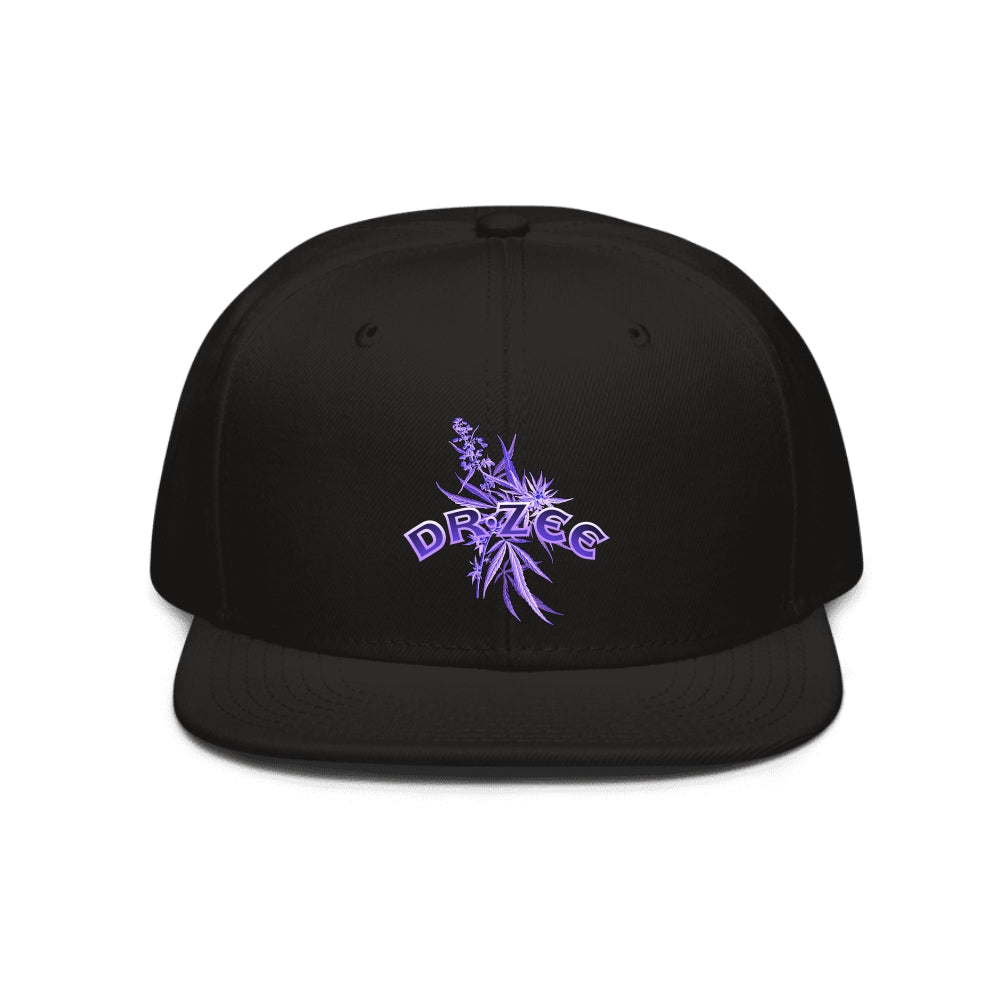 KUSH SNAPBACK CAP - BLACK