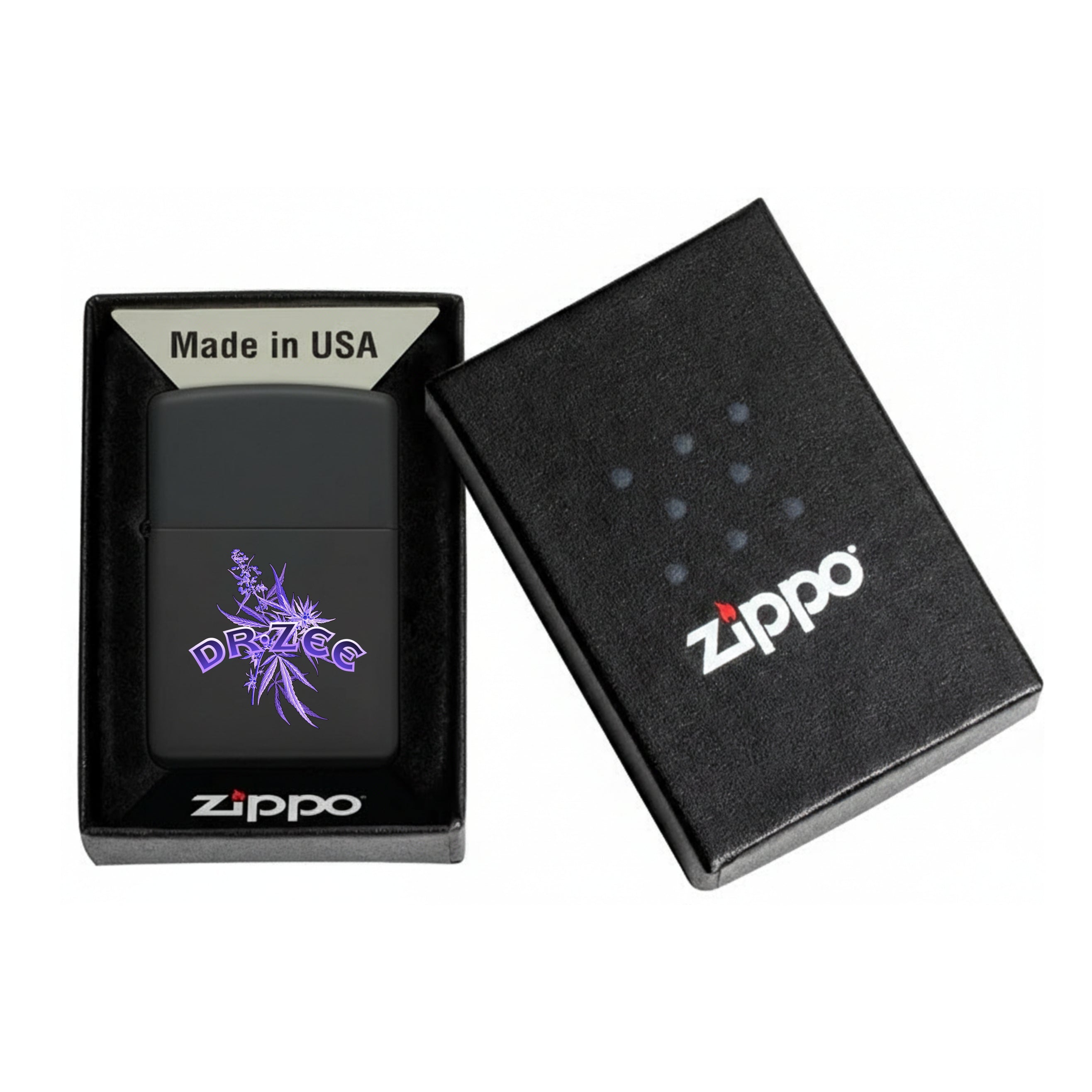 DR.ZEE &CO. KUSH LOGO ZIPPO