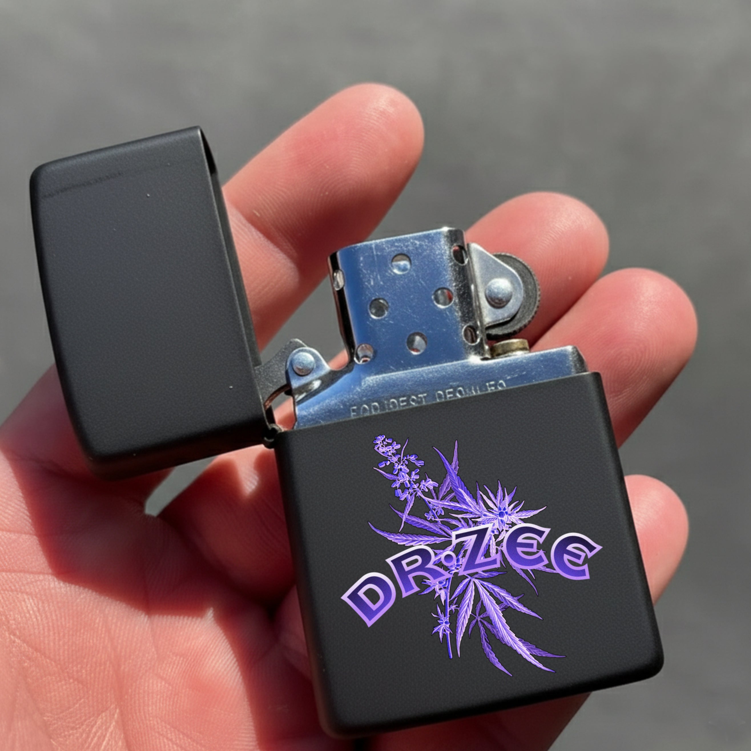 DR.ZEE &CO. KUSH LOGO ZIPPO